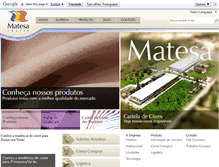 Tablet Screenshot of matesatextil.com.br